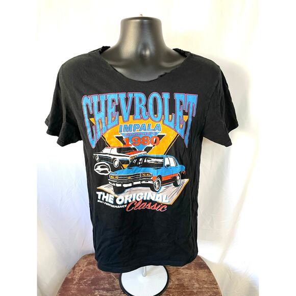 Chevrolet Impala 1980 Graphic T-Shirt Men’s Size M crop neck - Picture 1 of 6
